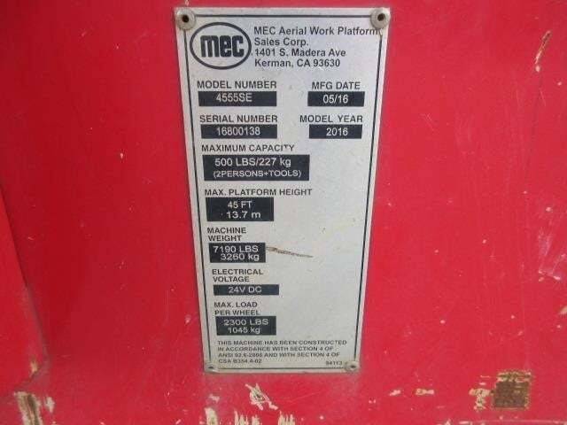 2016 MEC 4555SE-15