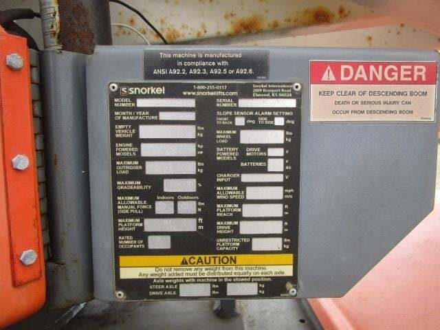 2015 Snorkel A46JRT-27