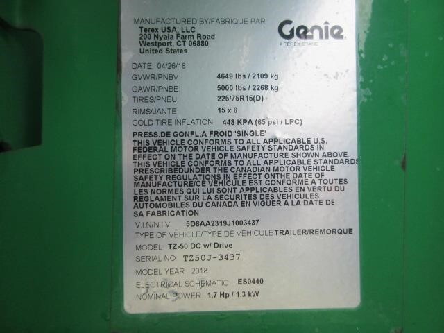 2018 Genie TZ-50-18