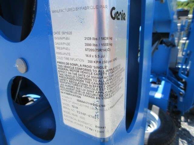 2023 Genie TZ-34/20 Picture 21 2023 Genie TZ-34/20-21
