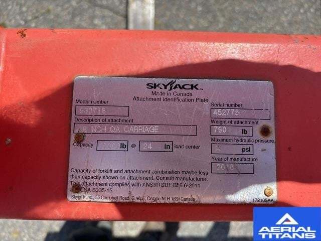 2017 Skyjack SJ643 TH Picture 34 2017 Skyjack SJ643 TH-34