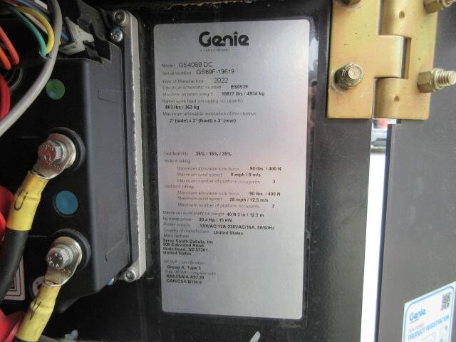 2022 Genie GS-4069 DC-14