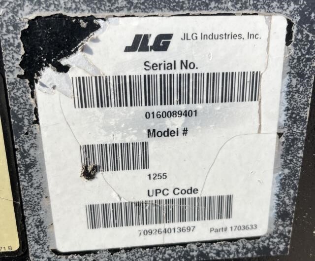 2018 JLG 1255-17