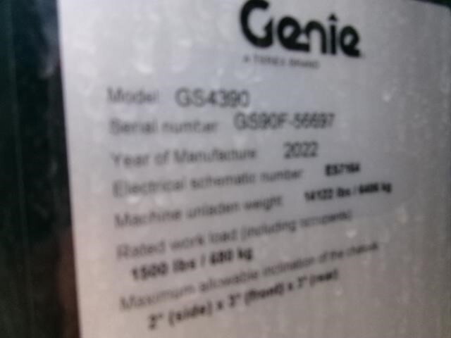 2022 Genie GS-4390 RT-20