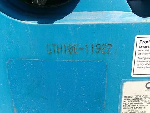 2017 Genie GTH-1056-22