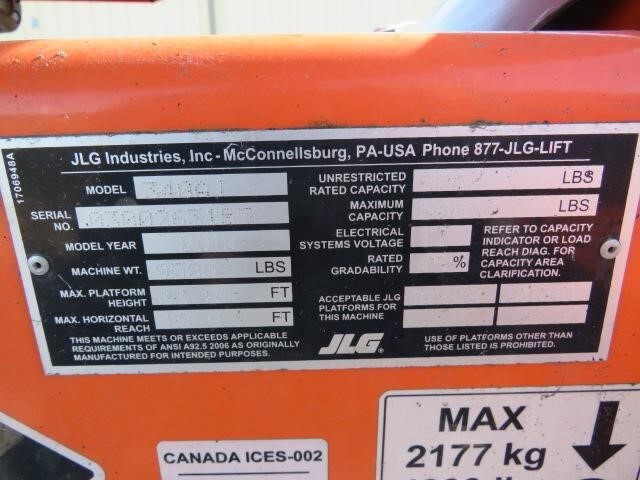 2019 JLG 340AJ-18