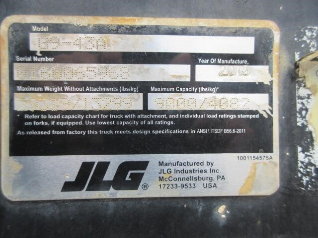 2015 JLG G9-43A-22