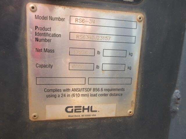 2017 Gehl RS6-34-23