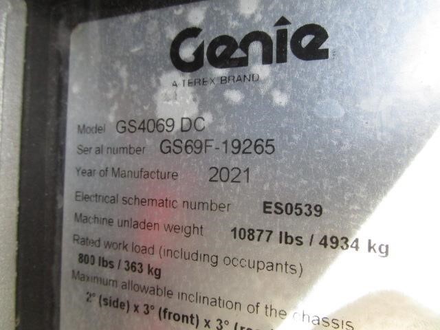 2021 Genie GS-4069 DC-14