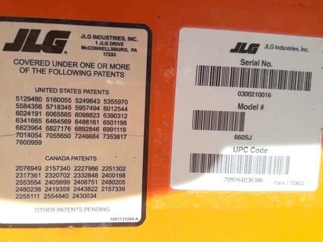 2015 JLG 660SJ-31