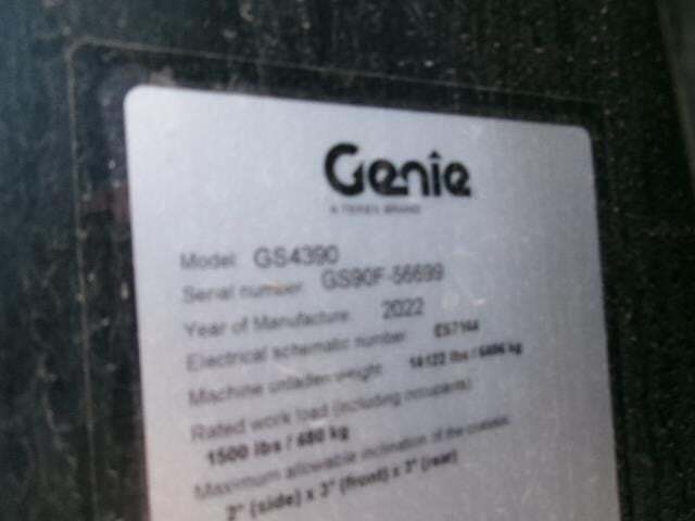 2022 Genie GS-4390 RT-18