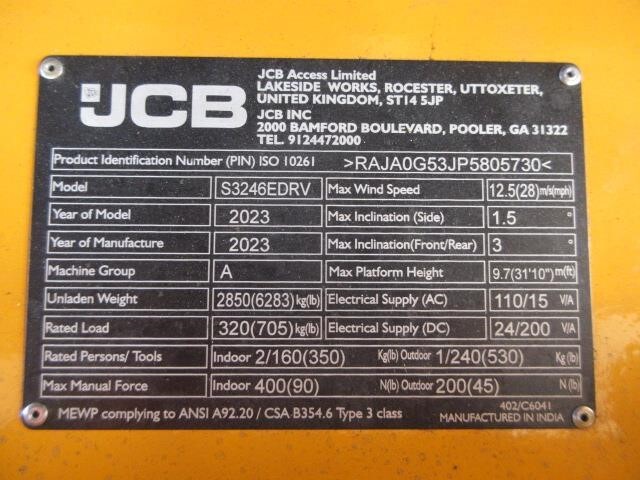 2025 JCB S3246E-23