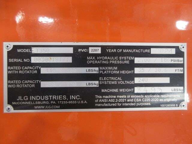 2025 JLG ET350-27