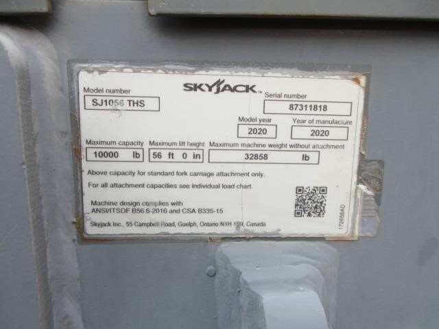 2020 Skyjack SJ1056 TH-25