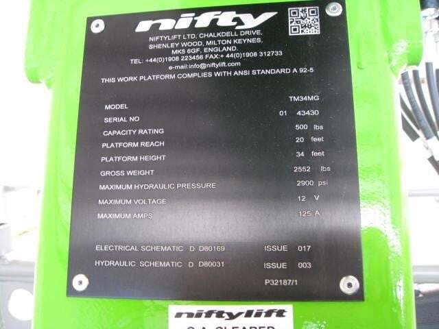 2024 Niftylift 120-30