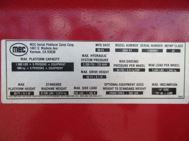 2024 MEC 3084RT SPEED LEVEL-38