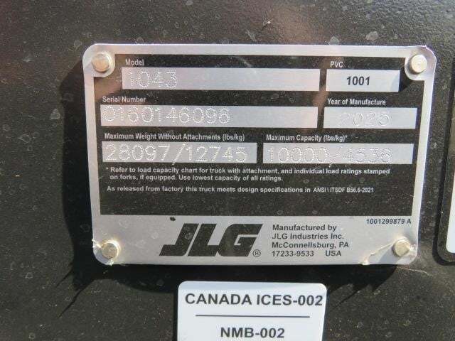 2025 JLG 1043-34