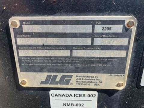 2022 JLG 1255-23