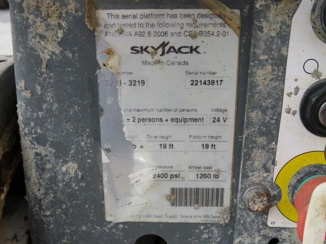 2019 Skyjack SJ3219-18