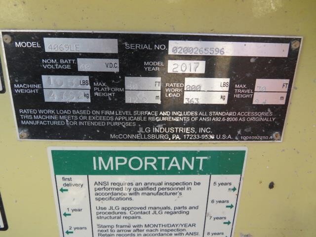 2017 JLG 4069LE-21