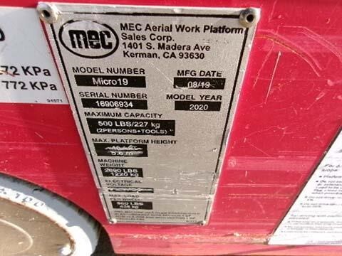 2020 MEC Micro 19-14