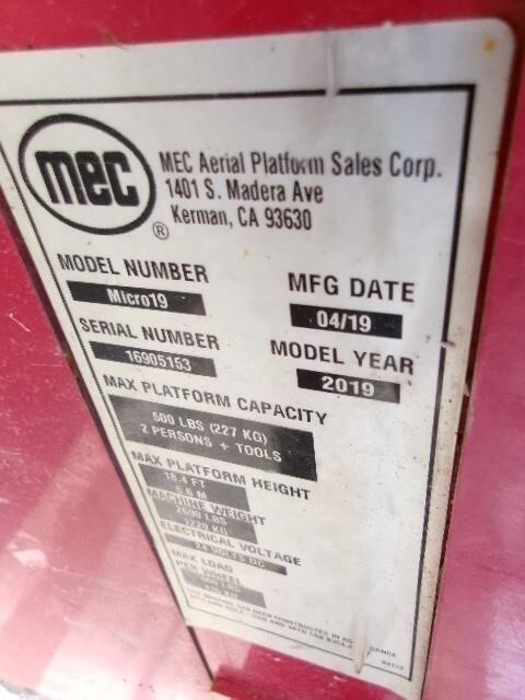2019 MEC Micro 19-15