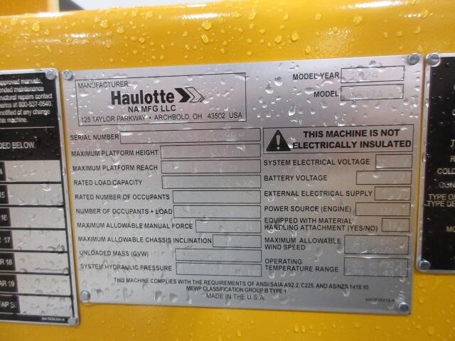 2025 Haulotte 4527A-19