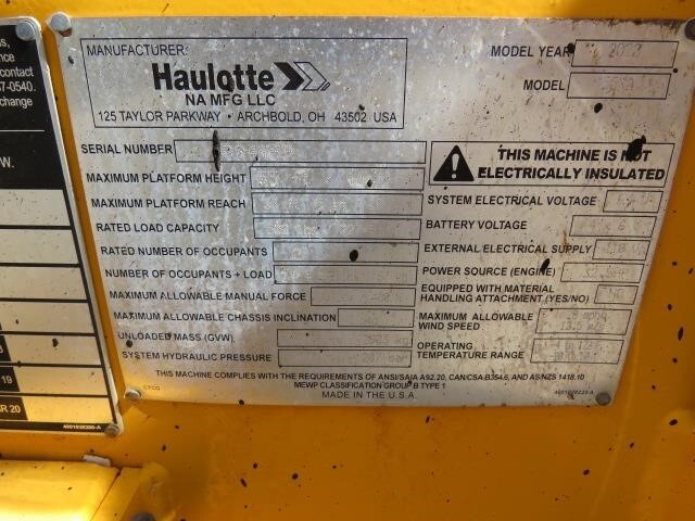 2020 Haulotte 55XA-24