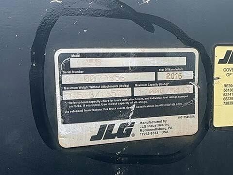 2016 JLG 1255-25