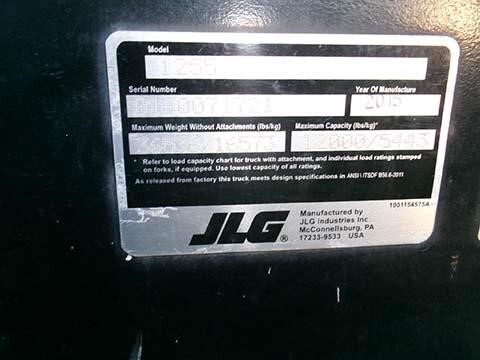2015 JLG 1255-28