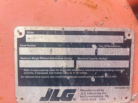 2017 SkyTrak 6042-32