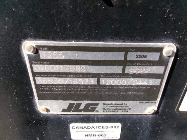 2022 JLG 1255-25