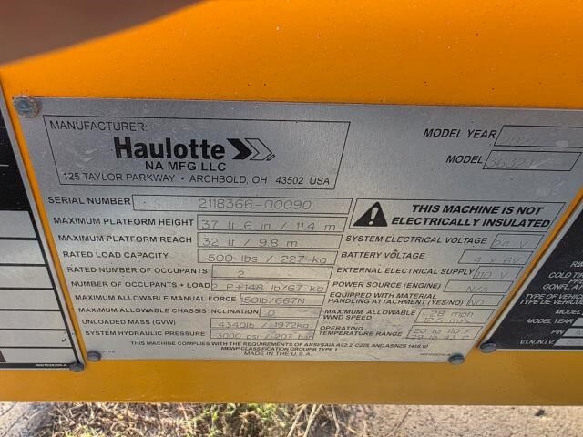 2022 Haulotte 3632T-7