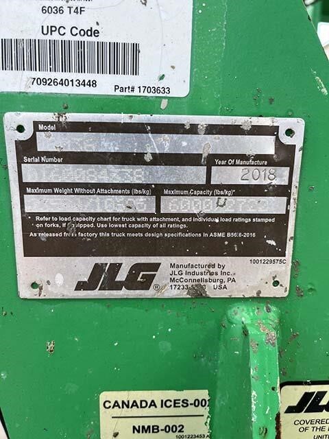 2018 SkyTrak 6036-15