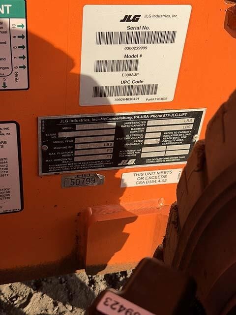 2018 JLG E300AJP-49