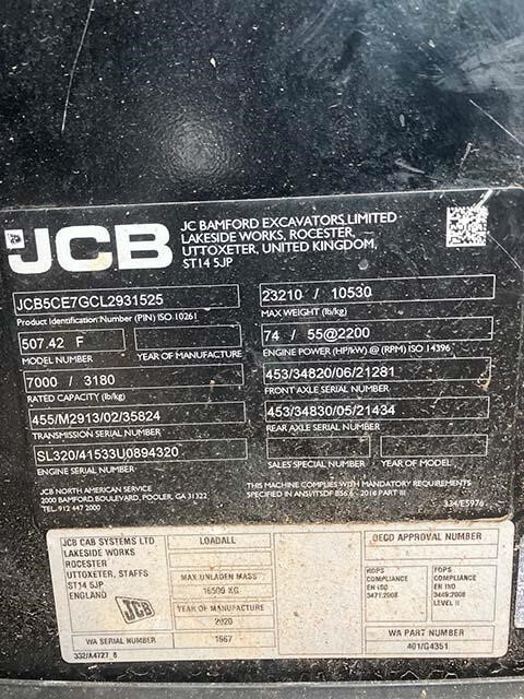 2020 JCB 507-42-6