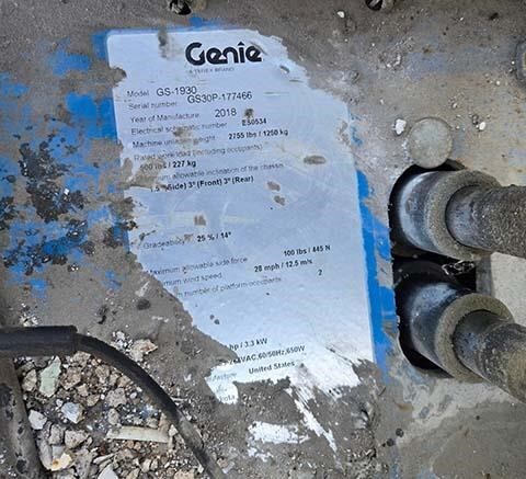 2018 Genie GS-1930-5