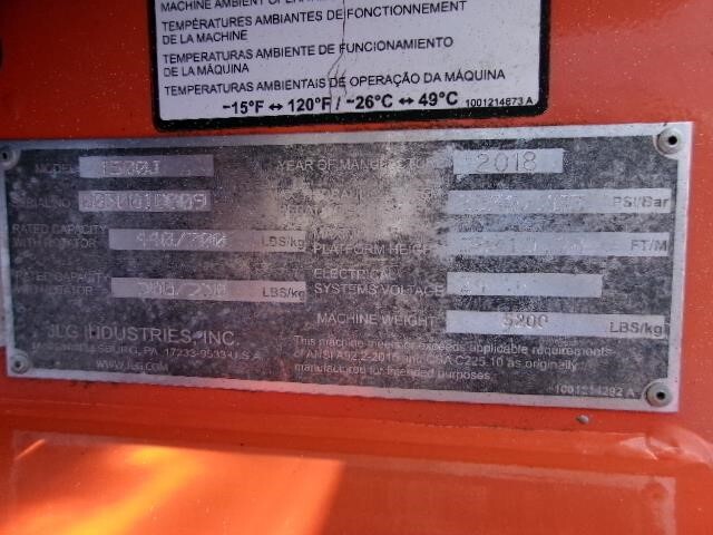 2018 JLG T500J-20