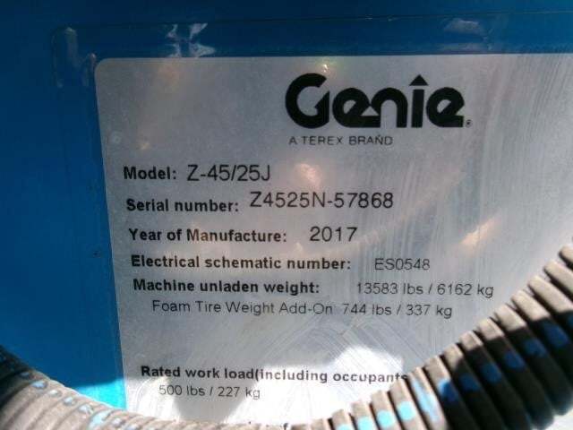 2017 Genie Z-45/25J RT-22