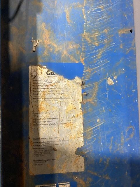 2018 Genie GS-3246-11