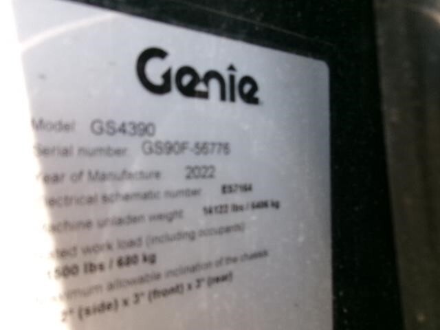 2022 Genie GS-4390 RT-21