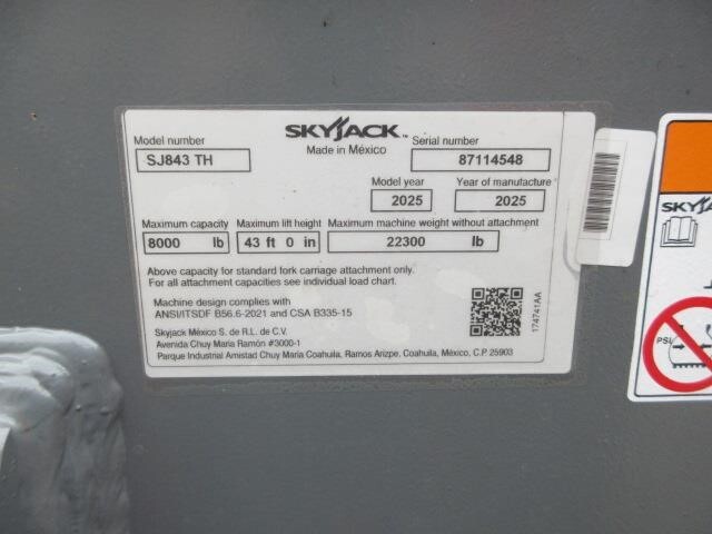 2025 Skyjack SJ843 TH-31