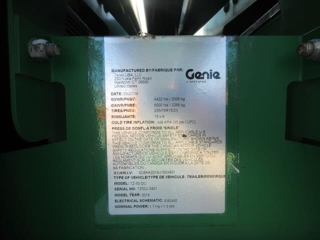 2018 Genie TZ-50-16