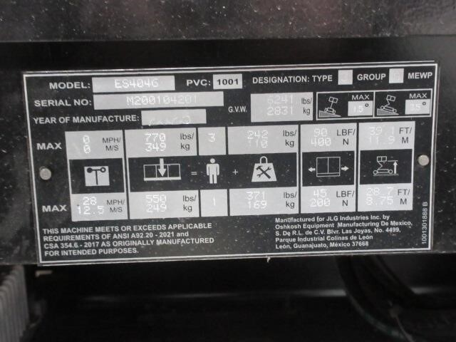 2025 JLG ES4046-23