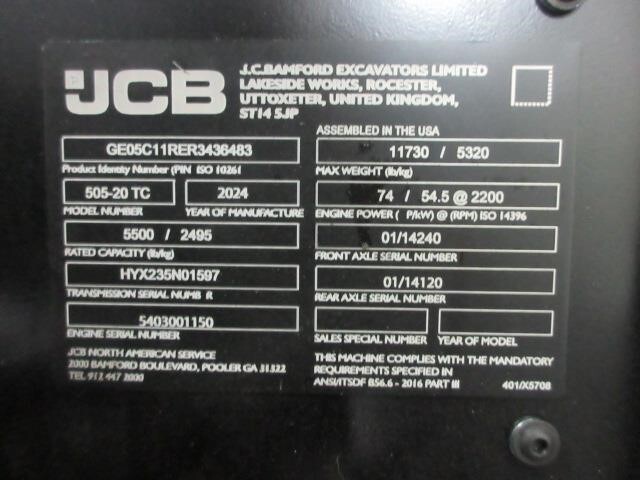 2025 JCB 505-20 TC-31