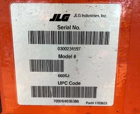 2017 JLG 660SJ-17