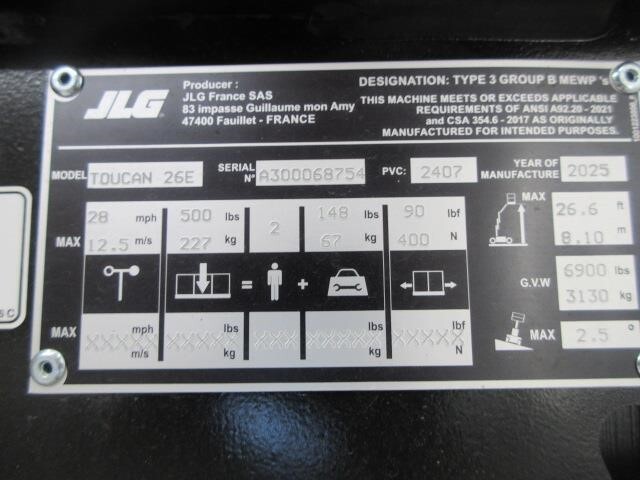 2025 JLG Toucan 26E-19