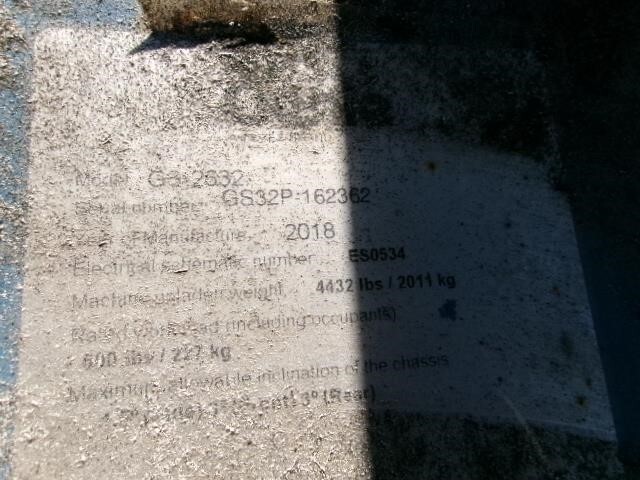 2018 Genie GS-2632-16