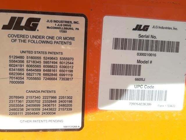 2015 JLG 660SJ-31