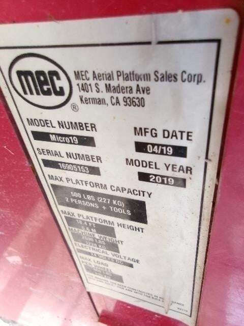2019 MEC Micro 19-15